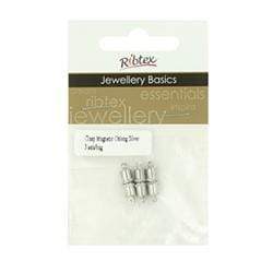 AussieSuperStore Jewellery Making Supplies Silver JF Clasp Magnetic Oblong 15mm (in 2 colors) JF Clasp Magnetic Oblong 15mm | Jewellery Making Findings 9323823092030 JF360